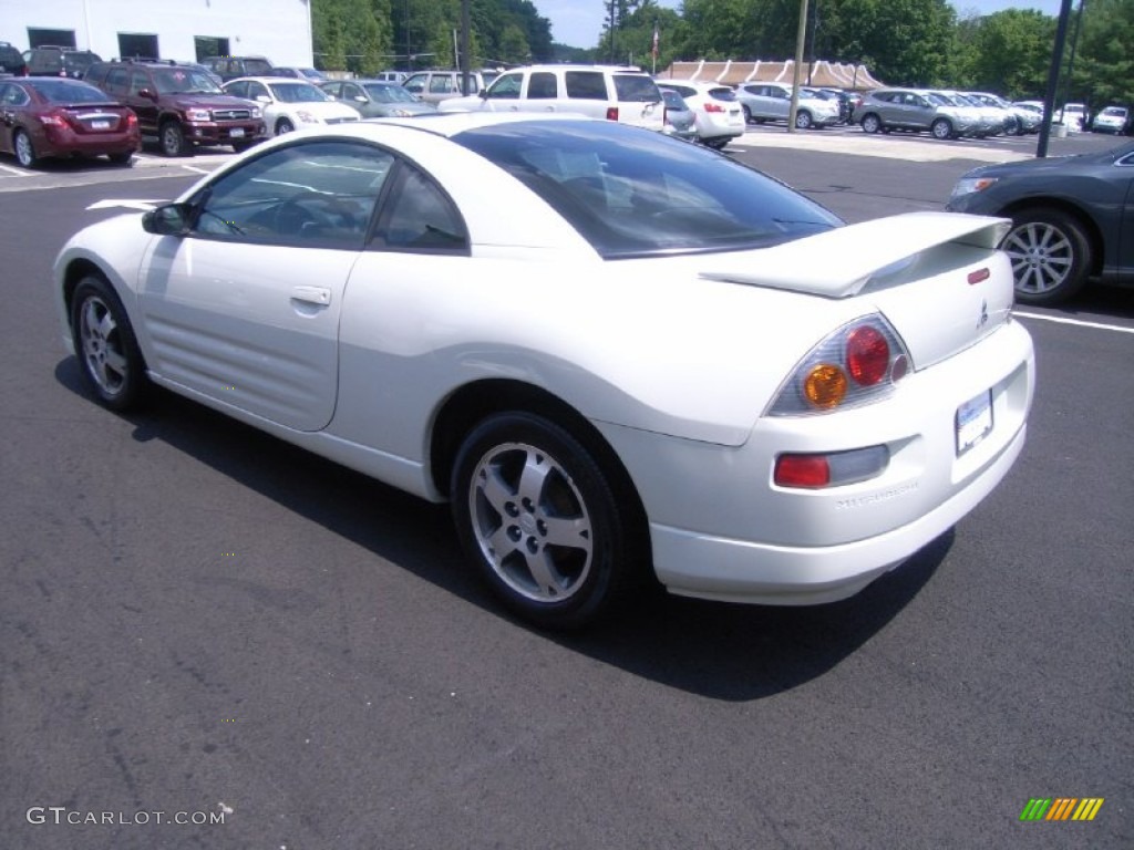 2003 Eclipse GS Coupe - Dover White Pearl / Sand Blast photo #2