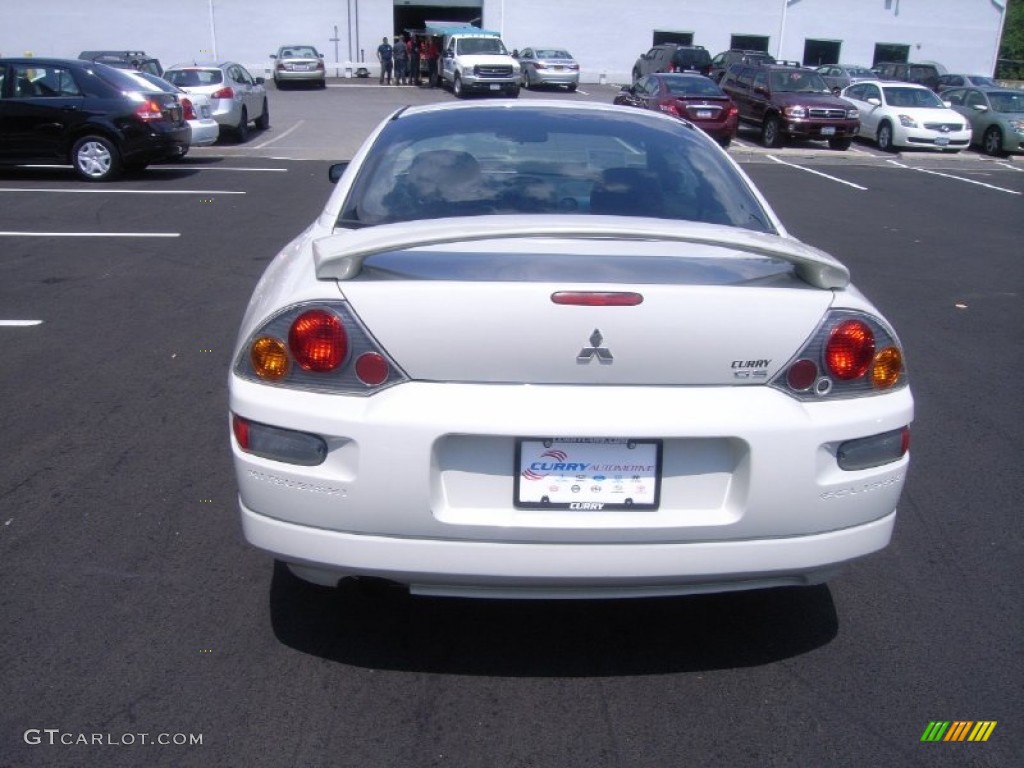 2003 Eclipse GS Coupe - Dover White Pearl / Sand Blast photo #21