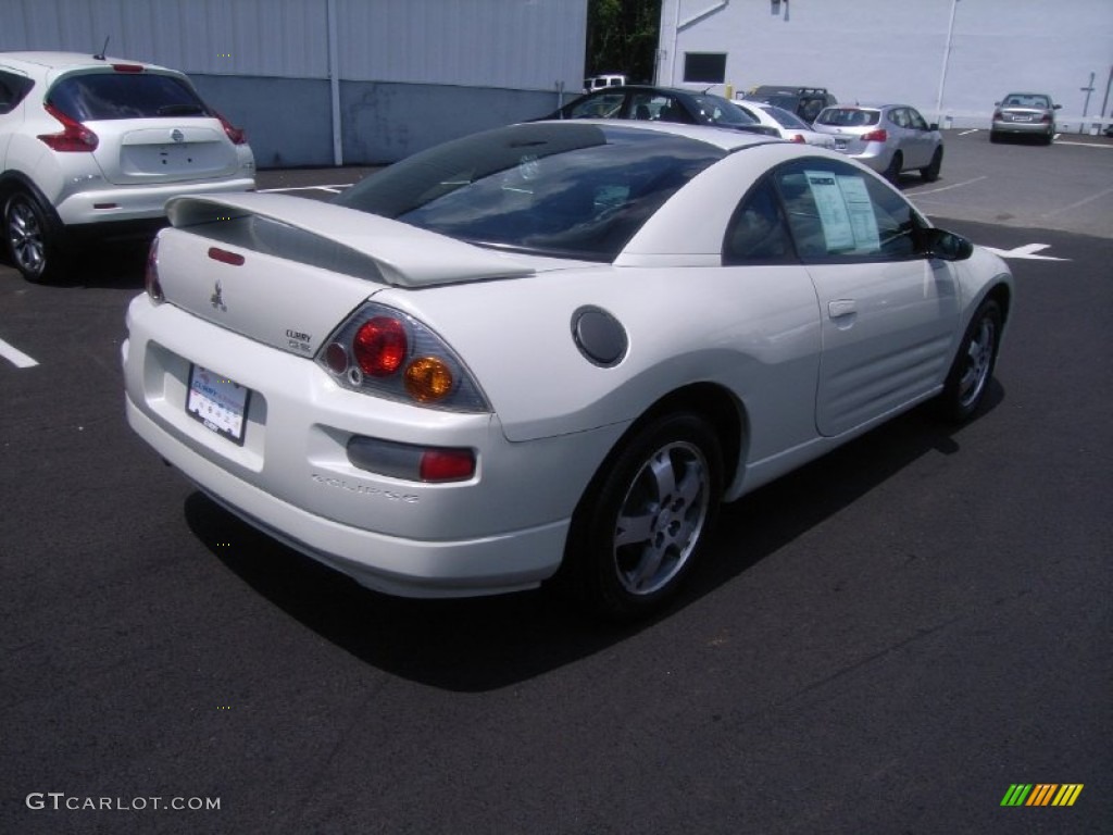2003 Eclipse GS Coupe - Dover White Pearl / Sand Blast photo #22