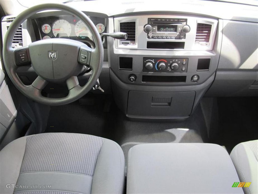 2007 Dodge Ram 1500 SLT Quad Cab Medium Slate Gray Dashboard Photo #52103930
