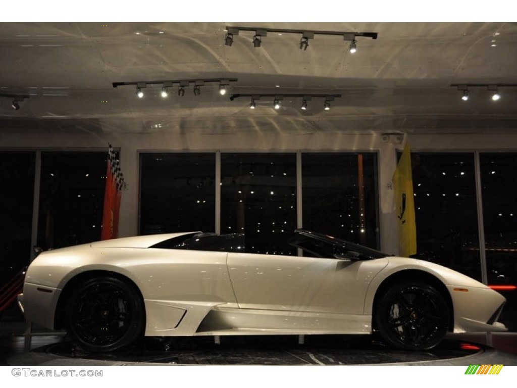 Bianco Isis (Pearl White) 2008 Lamborghini Murcielago LP640 Roadster Exterior Photo #52104470