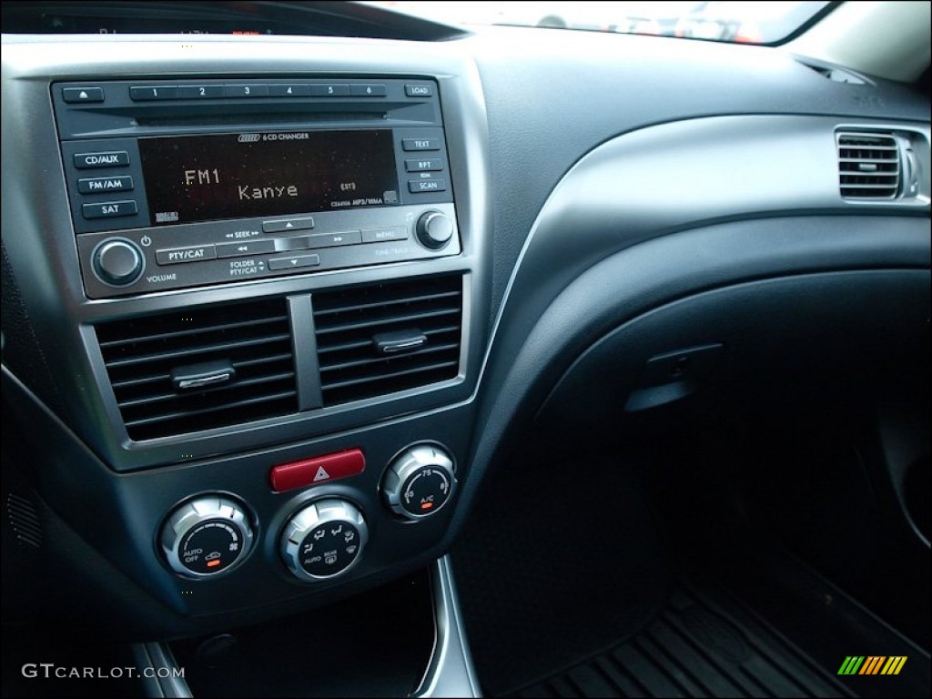 2010 Subaru Impreza WRX Sedan Carbon Black Dashboard Photo #52105010