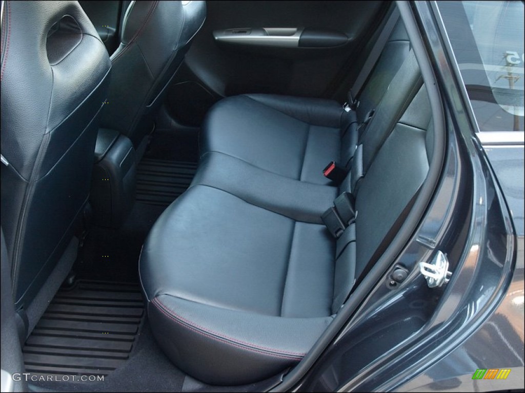 Carbon Black Interior 2010 Subaru Impreza WRX Sedan Photo #52105079