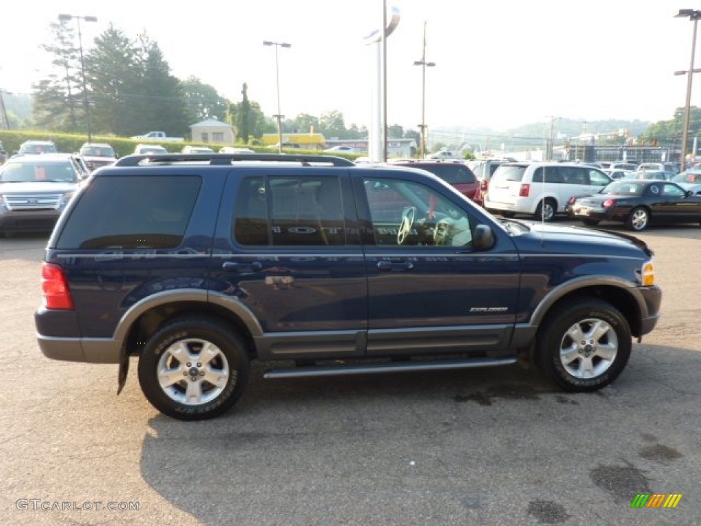 2004 Explorer XLT 4x4 - Dark Blue Pearl Metallic / Graphite photo #5