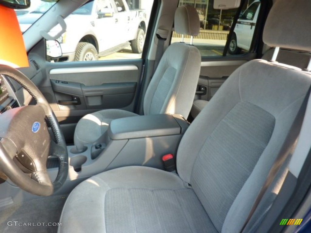 2004 Explorer XLT 4x4 - Dark Blue Pearl Metallic / Graphite photo #10