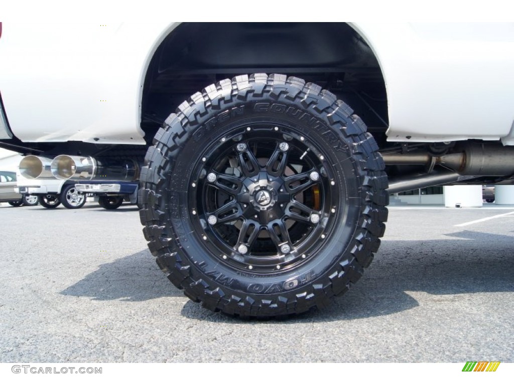 2011 Ford F250 Super Duty Lariat Crew Cab 4x4 Custom Wheels Photo #52105364