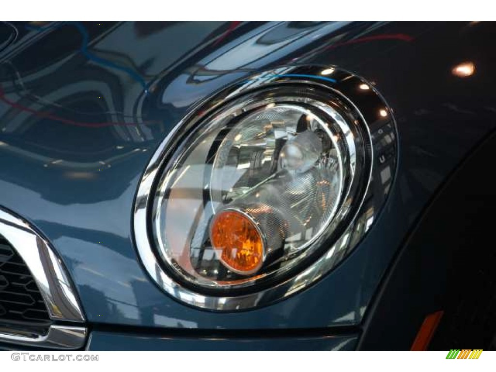 2011 Cooper S Hardtop - Horizon Blue Metallic / Carbon Black photo #8