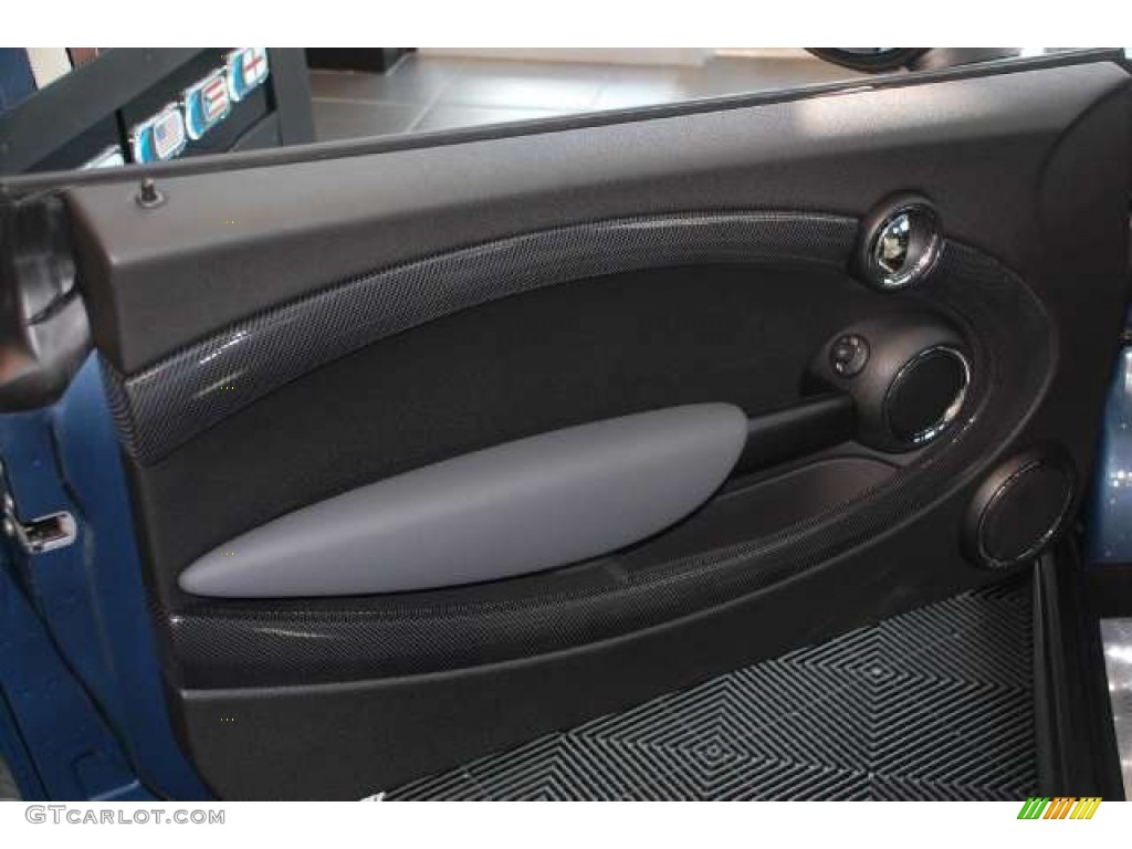 2011 Cooper S Hardtop - Horizon Blue Metallic / Carbon Black photo #12