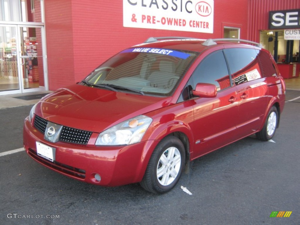 2006 Quest 3.5 SL - Red Brawn Metallic / Gray photo #1