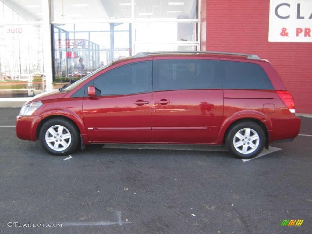 2006 Quest 3.5 SL - Red Brawn Metallic / Gray photo #2
