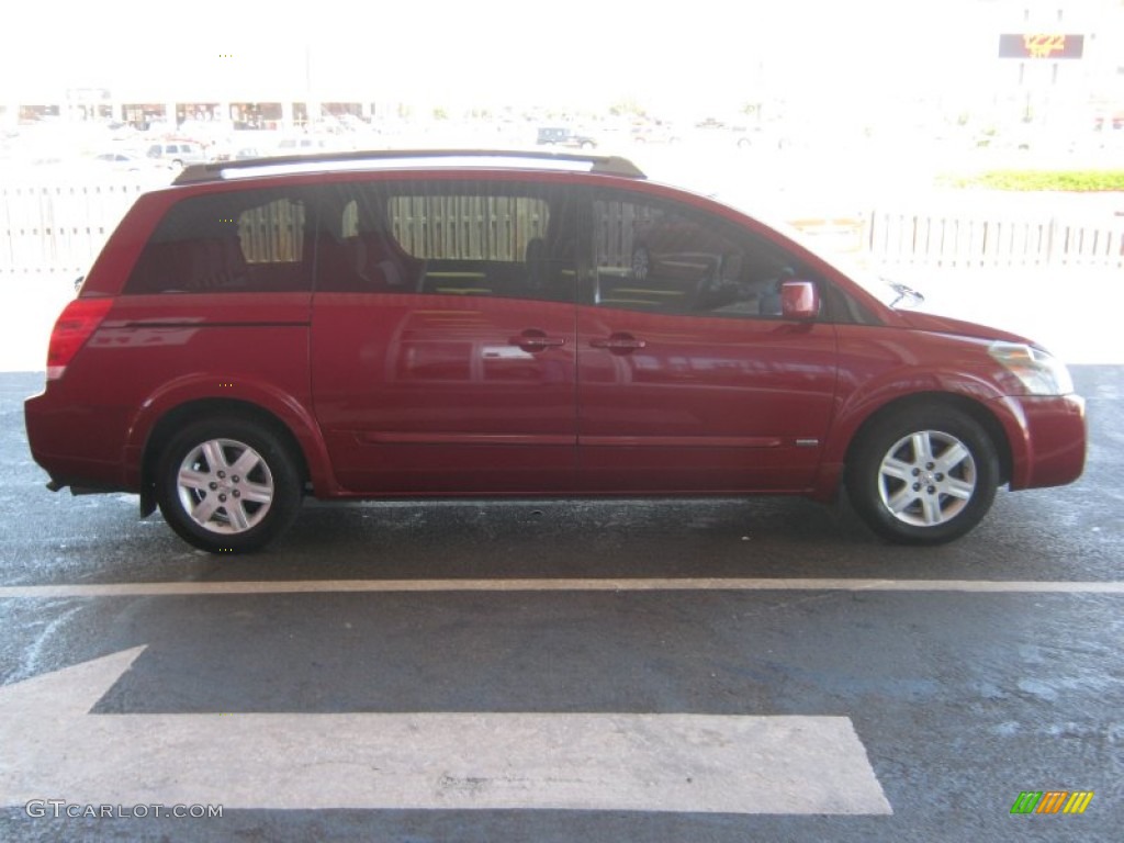 2006 Quest 3.5 SL - Red Brawn Metallic / Gray photo #6