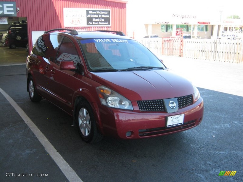 2006 Quest 3.5 SL - Red Brawn Metallic / Gray photo #7