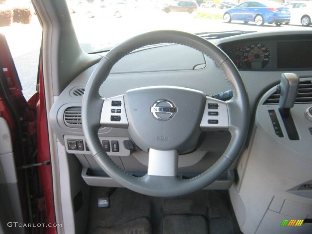 2006 Quest 3.5 SL - Red Brawn Metallic / Gray photo #10