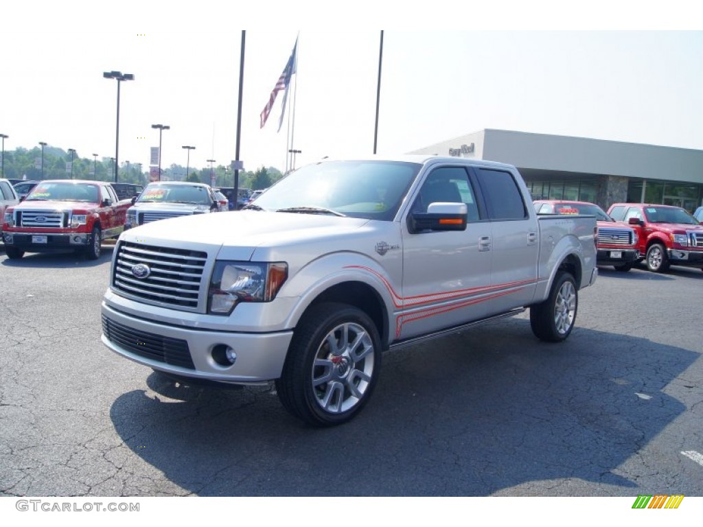 Ingot Silver Metallic 2011 Ford F150 Harley-Davidson SuperCrew 4x4 Exterior Photo #52106699