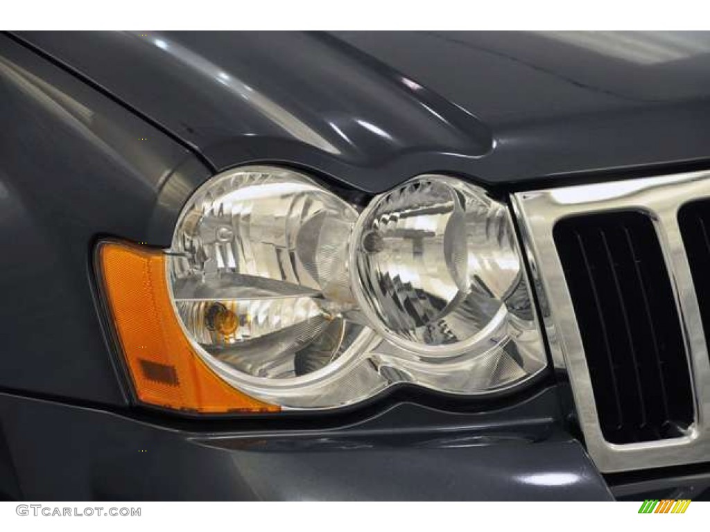 2008 Grand Cherokee Limited 4x4 - Steel Blue Metallic / Dark Khaki/Light Graystone photo #13