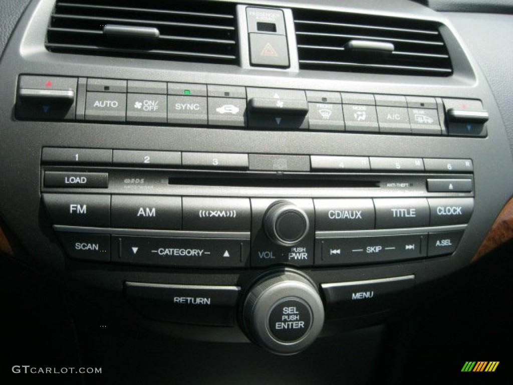 2011 Accord EX-L V6 Sedan - Crystal Black Pearl / Black photo #29