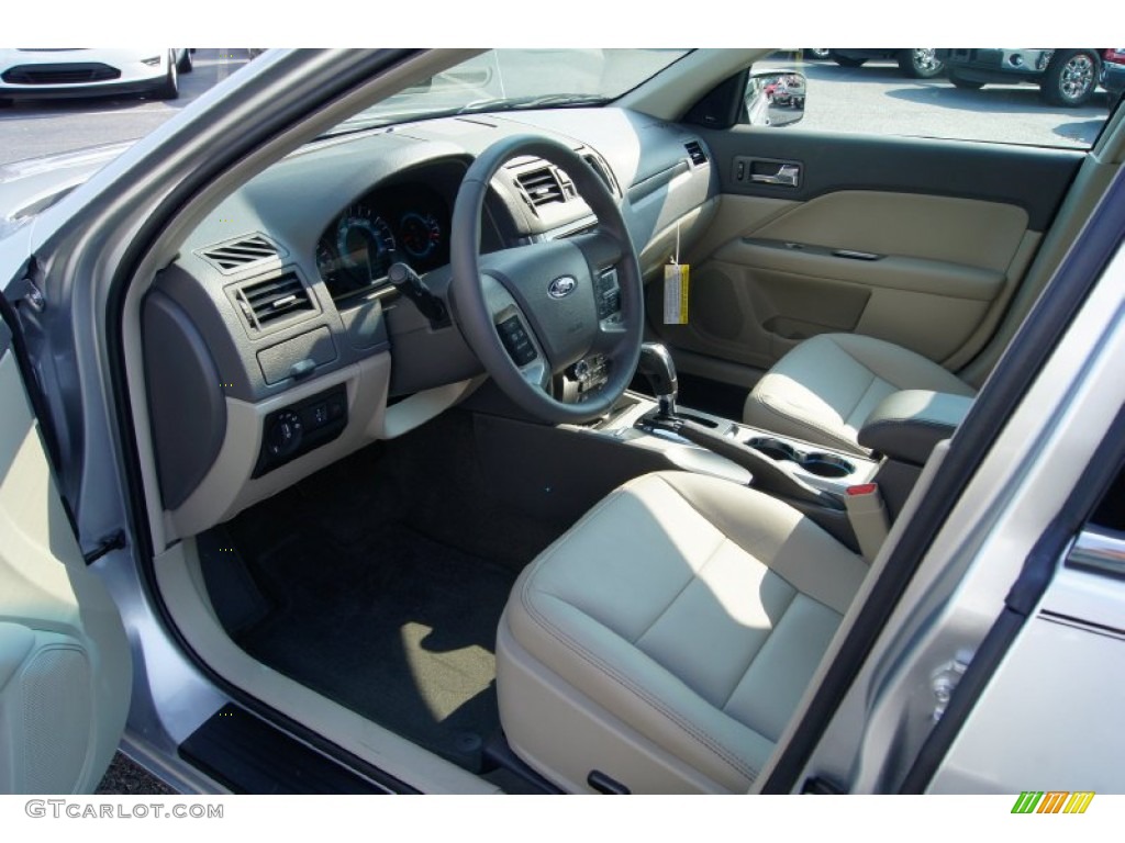 Medium Light Stone Interior 2012 Ford Fusion SEL Photo #52107983