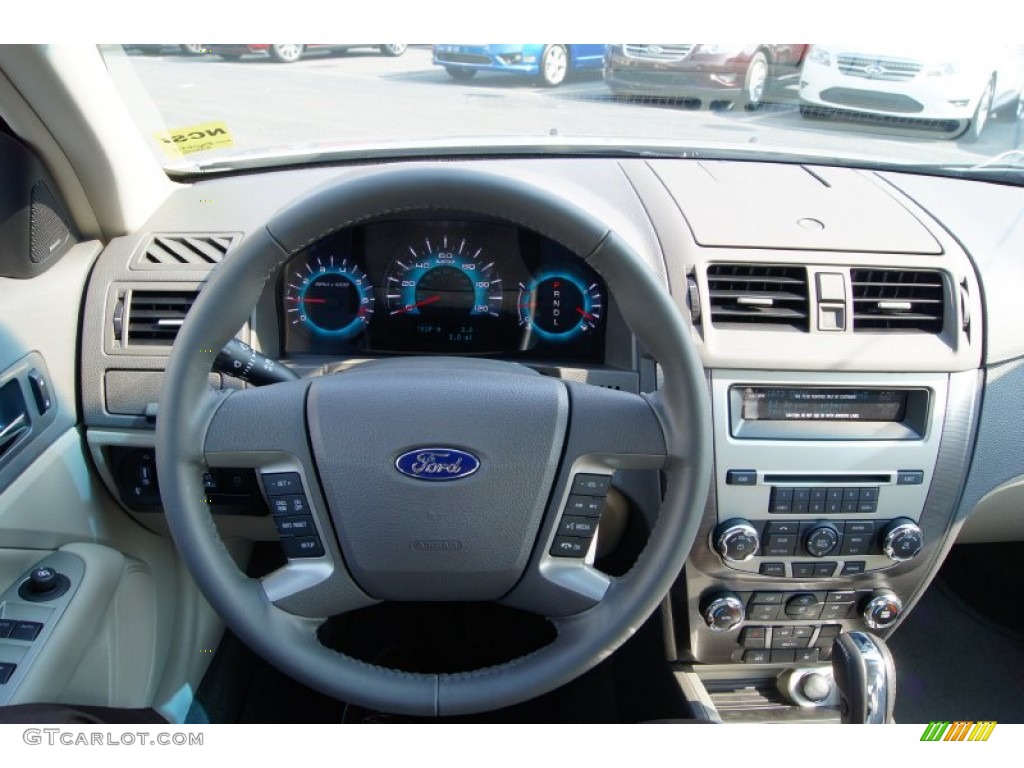 2012 Ford Fusion SEL Medium Light Stone Dashboard Photo #52108031