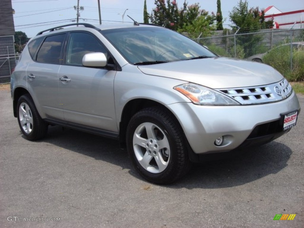 2005 Murano SL - Sheer Silver Metallic / Charcoal photo #8