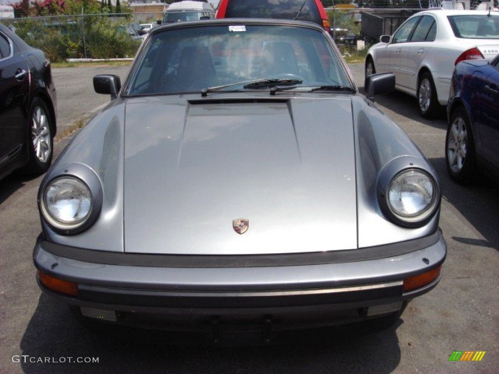 Stone Grey Metallic 1985 Porsche 911 Carrera Targa Exterior Photo #52108325