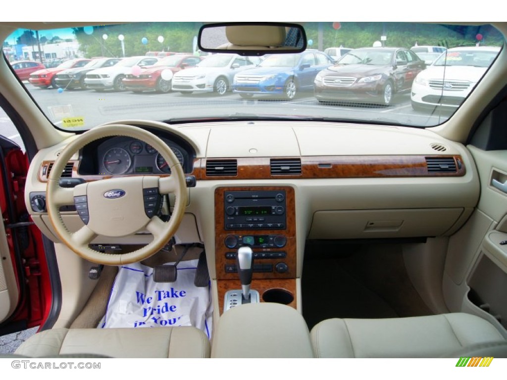 2006 Ford Five Hundred SEL Pebble Beige Dashboard Photo #52108328