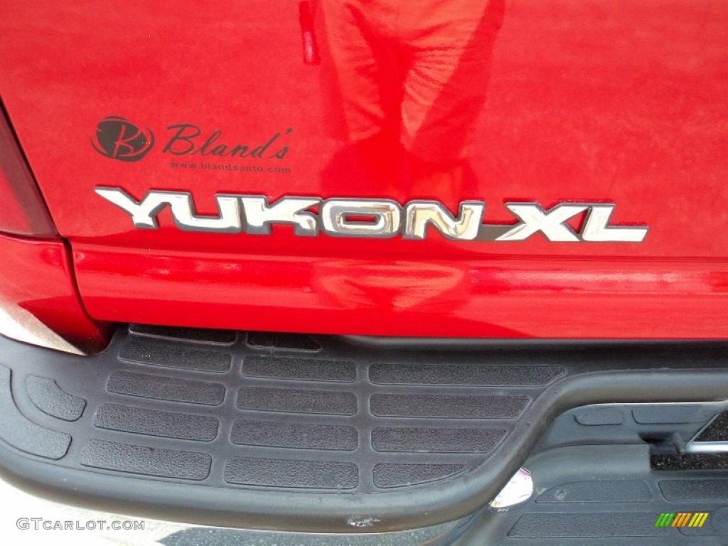 2001 Yukon XL SLT 4x4 - Fire Red / Neutral Tan/Shale photo #27