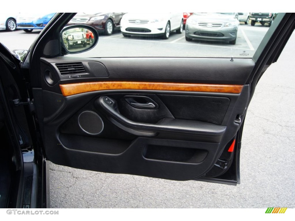 2000 BMW M5 Standard M5 Model Black Door Panel Photo #52109288