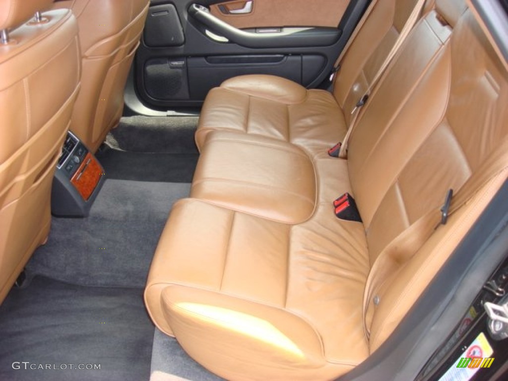 Black/Amaretto Interior 2005 Audi A8 L 4.2 quattro Photo #52109306