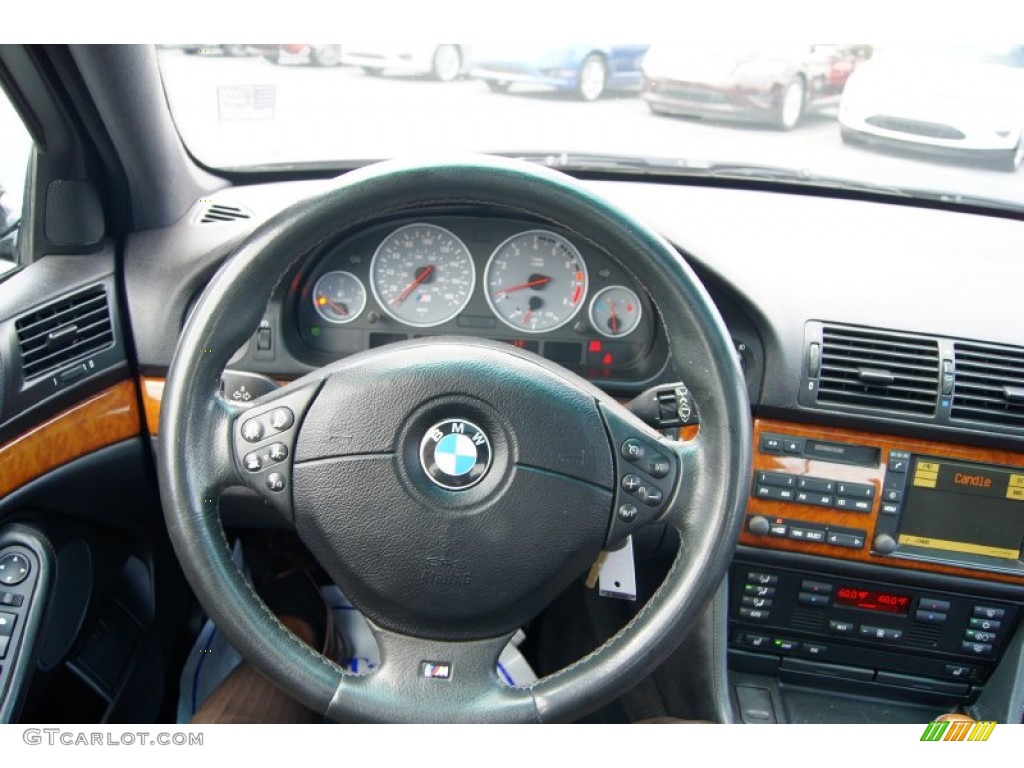 2000 BMW M5 Standard M5 Model Black Steering Wheel Photo #52109406