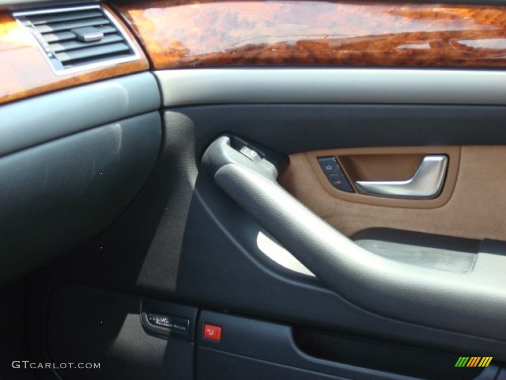 2005 A8 L 4.2 quattro - Brilliant Black / Black/Amaretto photo #22