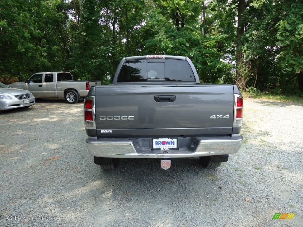 2002 Ram 1500 ST Quad Cab 4x4 - Graphite Metallic / Dark Slate Gray photo #6