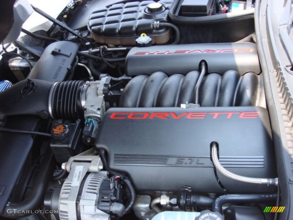 2001 Chevrolet Corvette Coupe 5.7 Liter OHV 16-Valve LS1 V8 Engine Photo #52110116