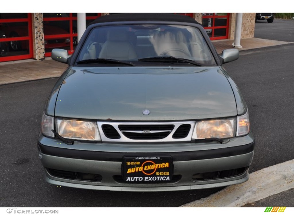 2001 9-3 SE Convertible - Sun Green Metallic / Warm Beige photo #35