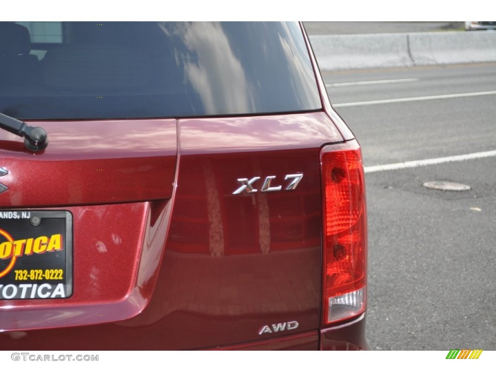 2007 XL7 Luxury AWD - Dark Cranberry Metallic / Beige photo #32