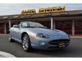 2006 Frost Blue Metallic Jaguar XK XK8 Convertible  photo #2