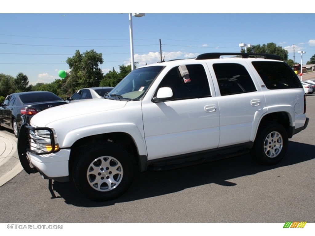 2005 Tahoe Z71 4x4 - Summit White / Tan/Neutral photo #5