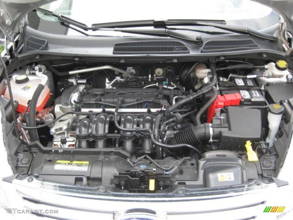 2011 Ford Fiesta SE Sedan 1.6 Liter DOHC 16-Valve Ti-VCT Duratec 4 Cylinder Engine Photo #52113847