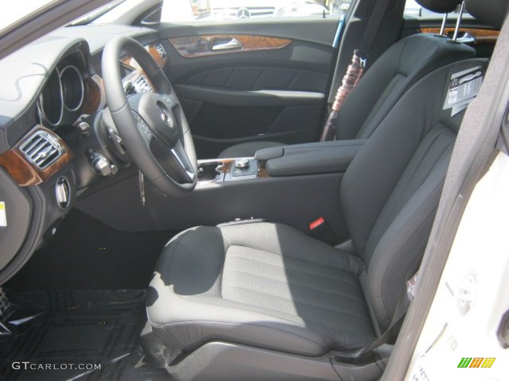 Black Interior 2012 Mercedes-Benz CLS 550 Coupe Photo #52114267