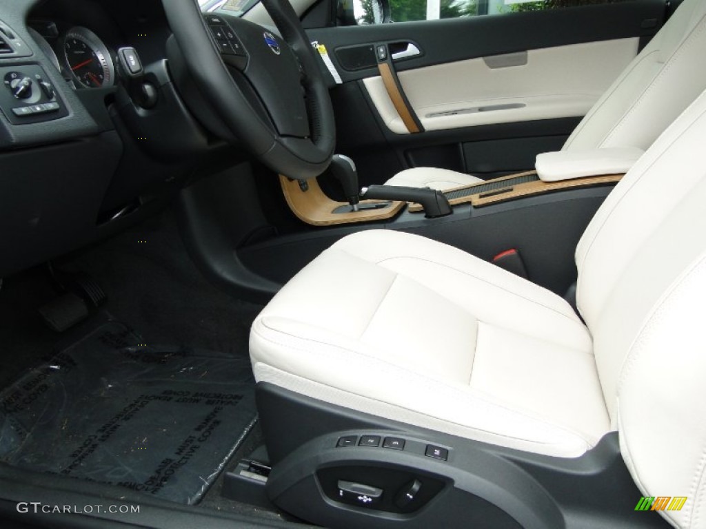 Soverign Hide Calcite Leather/Off Black Interior 2011 Volvo C70 T5 Photo #52114486