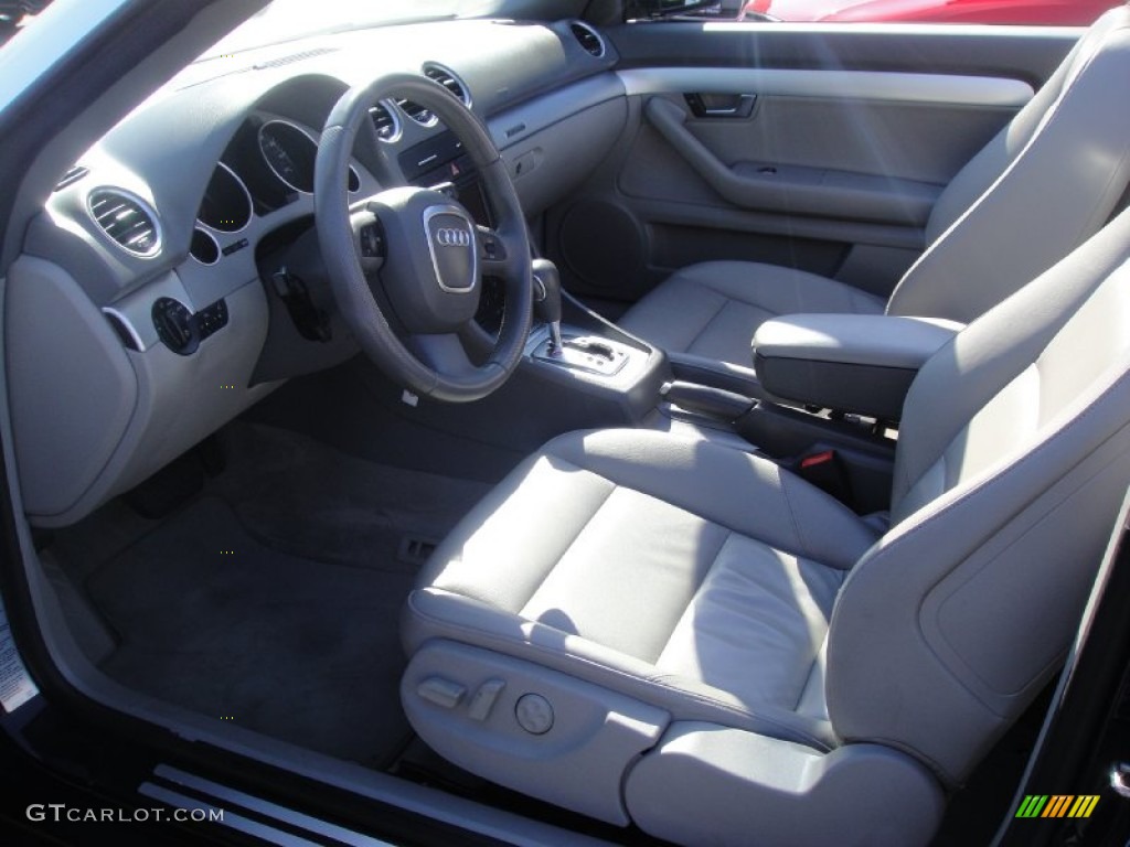 Platinum Interior 2007 Audi A4 2.0T quattro Cabriolet Photo #52114825