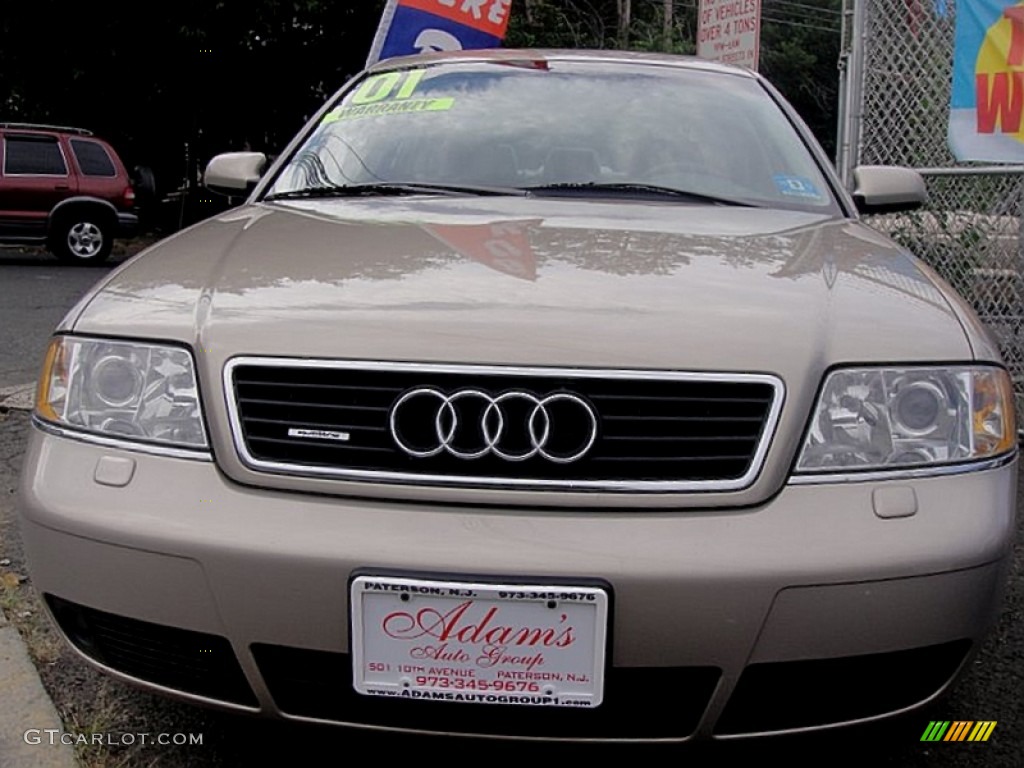 2001 A6 2.7T quattro Sedan - Melange Metallic / Melange photo #2