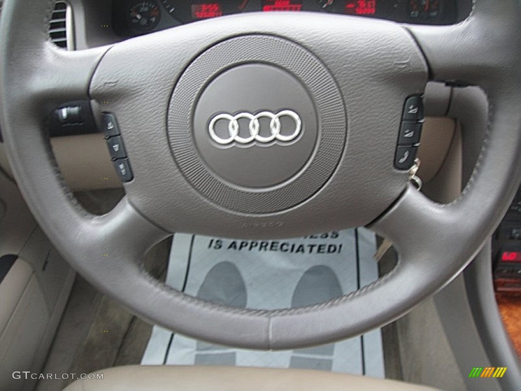 2001 A6 2.7T quattro Sedan - Melange Metallic / Melange photo #13