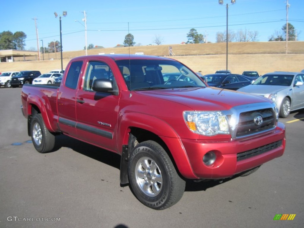 Impulse Red Pearl 2006 Toyota Tacoma PreRunner Access Cab Exterior Photo #52116610