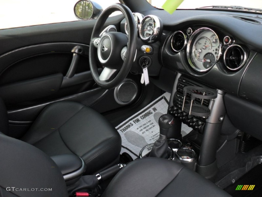 2006 Cooper S Convertible - Cool Blue Metallic / Panther Black photo #20