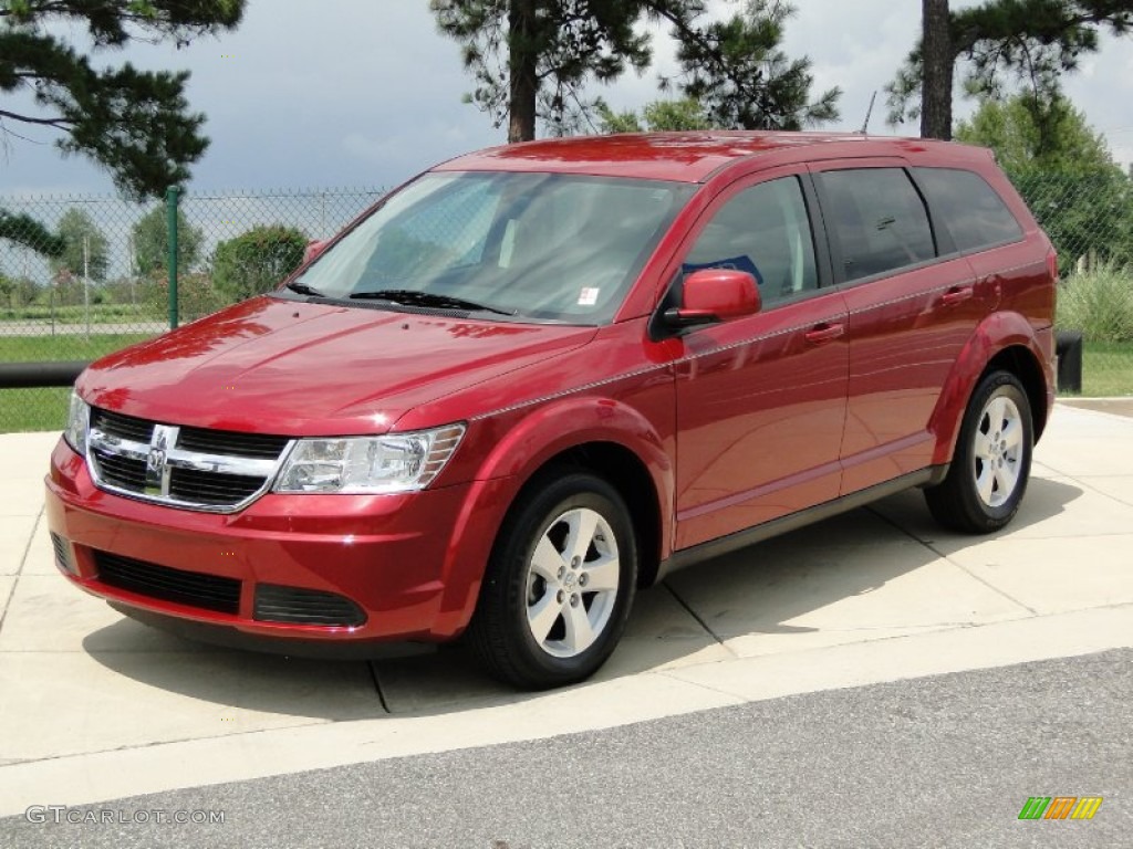 Inferno Red Crystal Pearl 2009 Dodge Journey SXT Exterior Photo #52119439