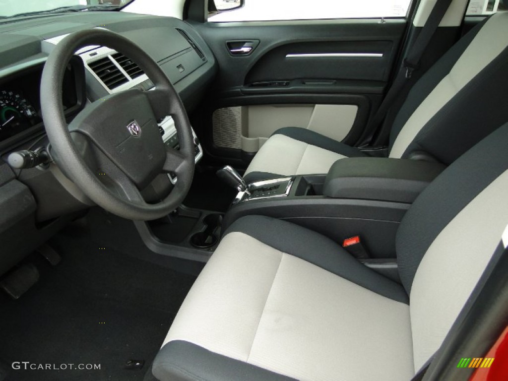 Dark Slate Gray Light Graystone Interior 2009 Dodge Journey
