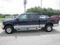 2004 True Blue Metallic Ford F250 Super Duty Lariat Crew Cab 4x4  photo #4