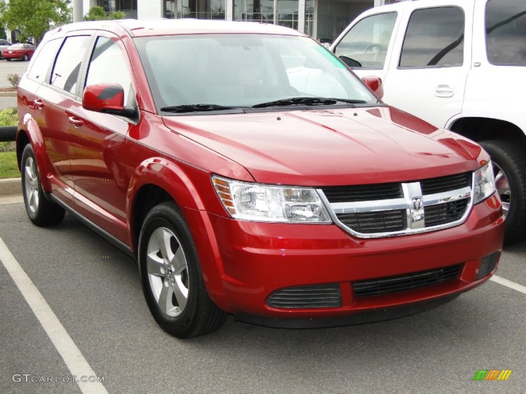 Inferno Red Crystal Pearl 2009 Dodge Journey SXT Exterior Photo #52119850