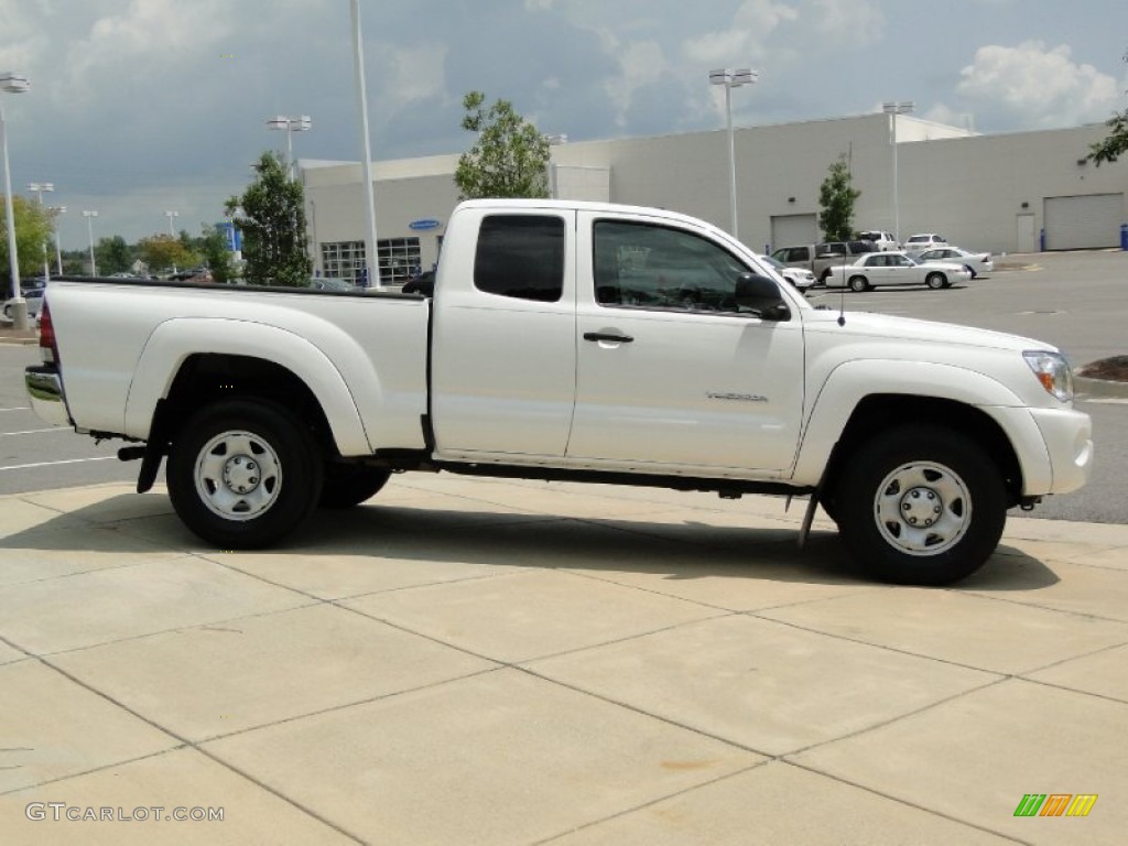Super White 2010 Toyota Tacoma V6 PreRunner Access Cab Exterior Photo #52119931