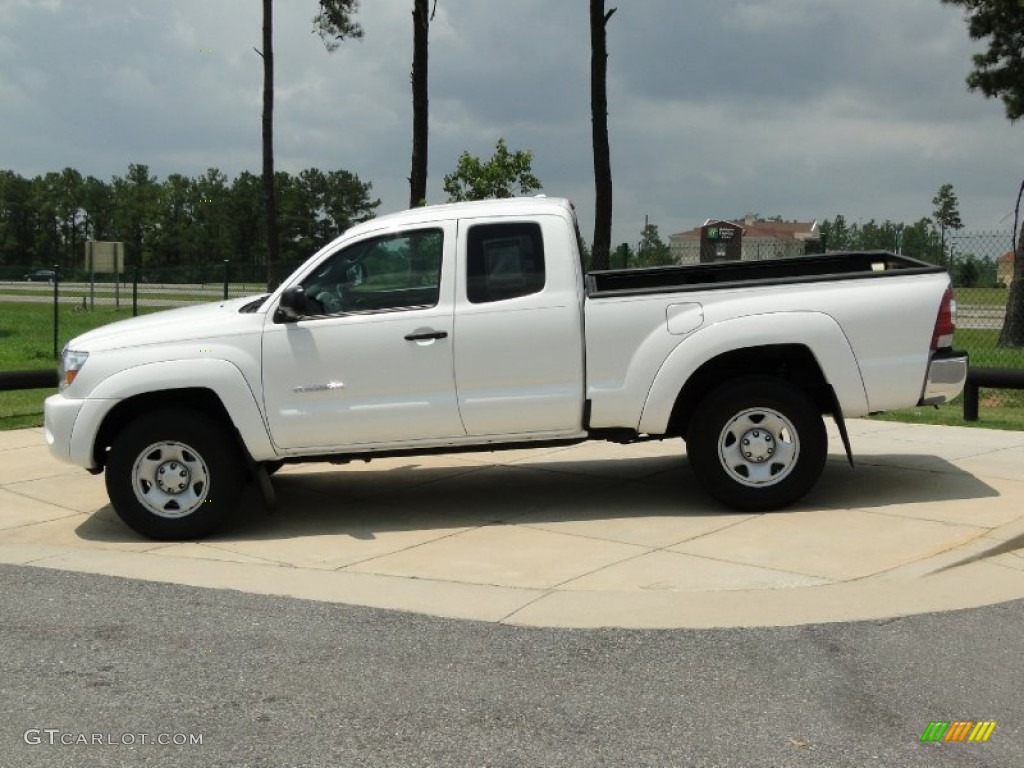 Super White 2010 Toyota Tacoma V6 PreRunner Access Cab Exterior Photo #52119976